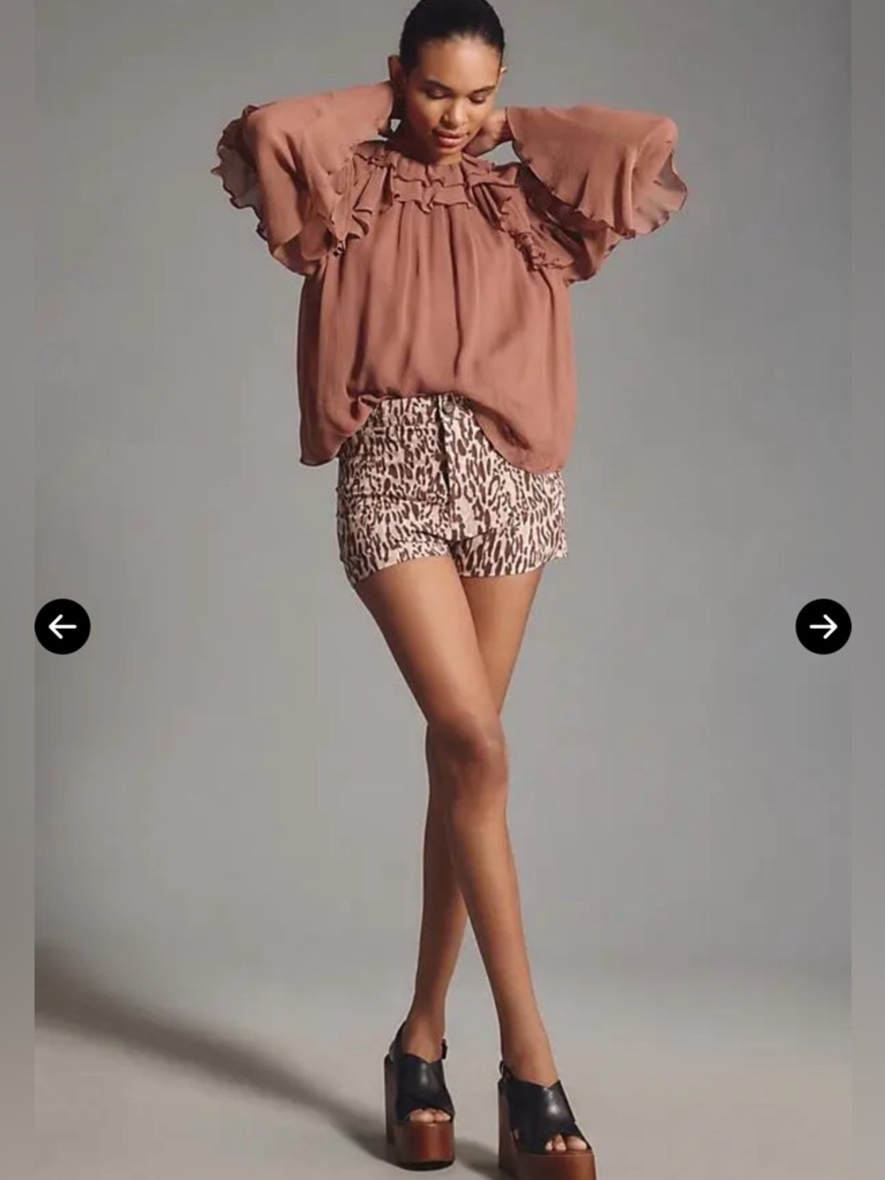 Anthropology Maeve The Ettie Shorts : Prted Edition